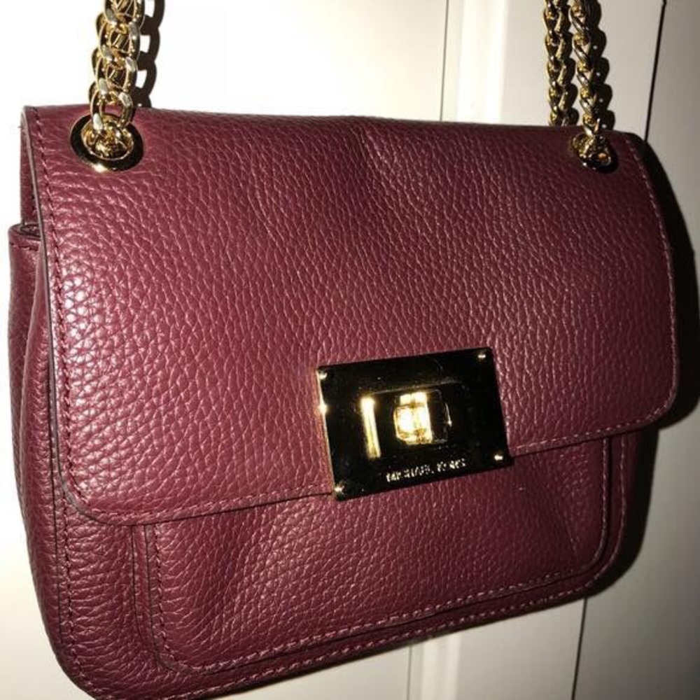 Michael Kors sloan burgundy crossbody